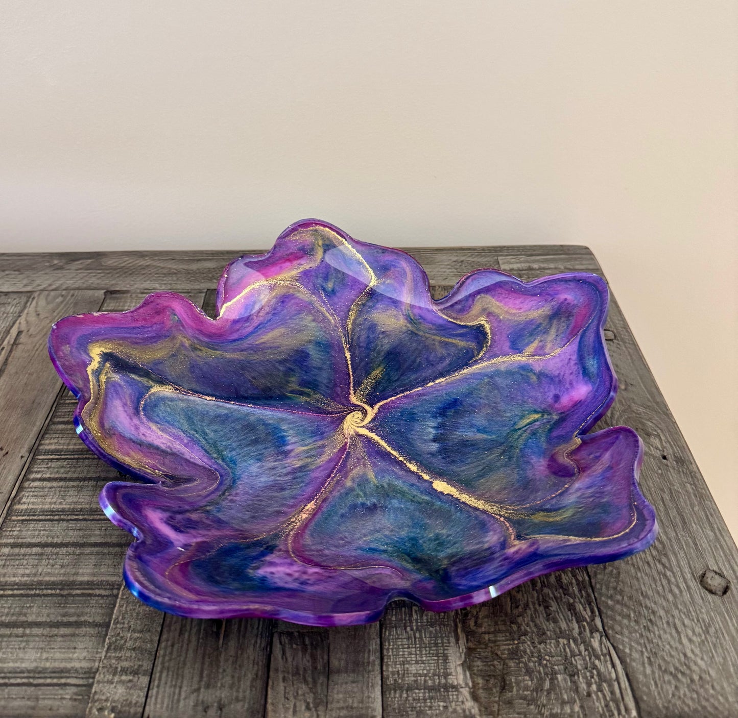 Purple Flower Bowl