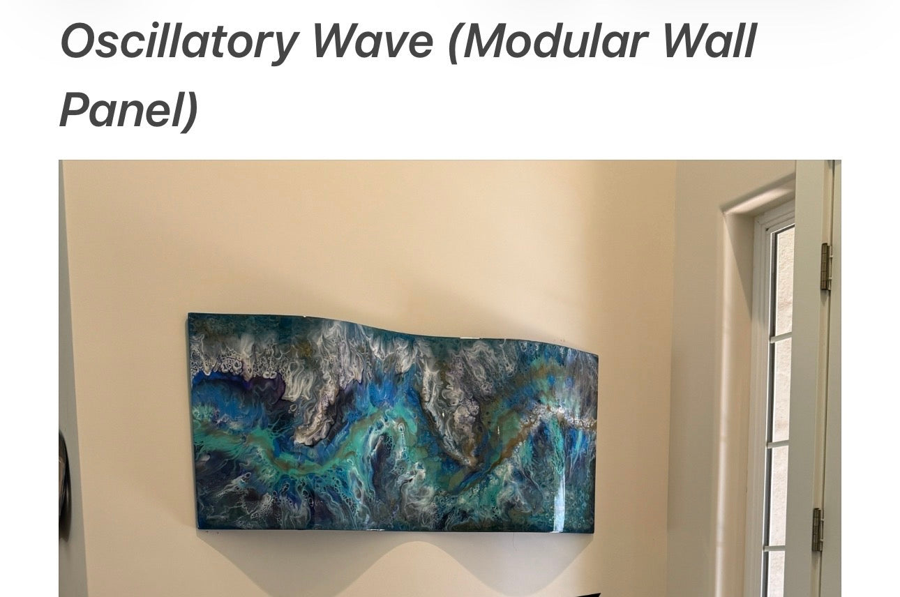 48”x19” “wave radiance”
