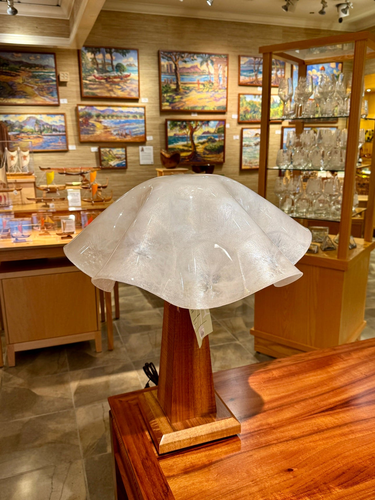 Sculptural Polymer Lamp Shade