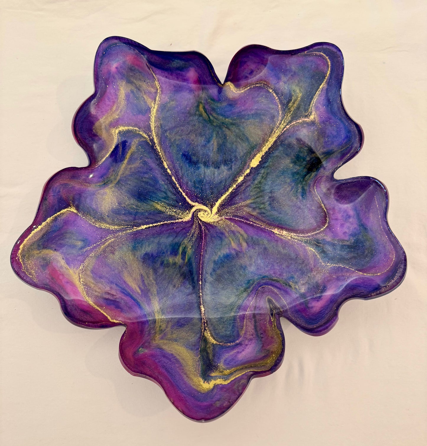 Purple Flower Bowl
