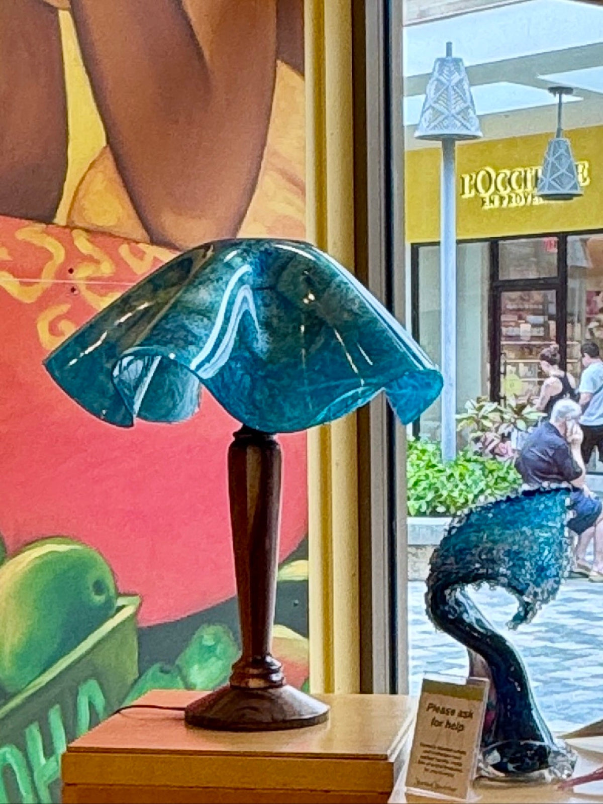 Sculptural Polymer Lamp Shade