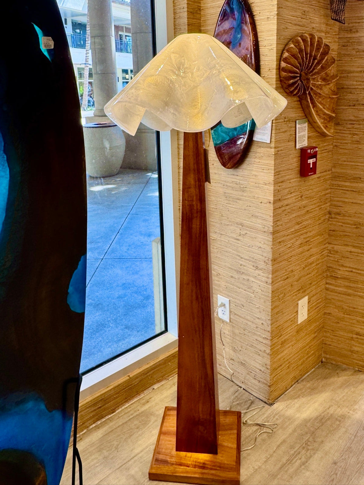 Sculptural Polymer Lamp Shade