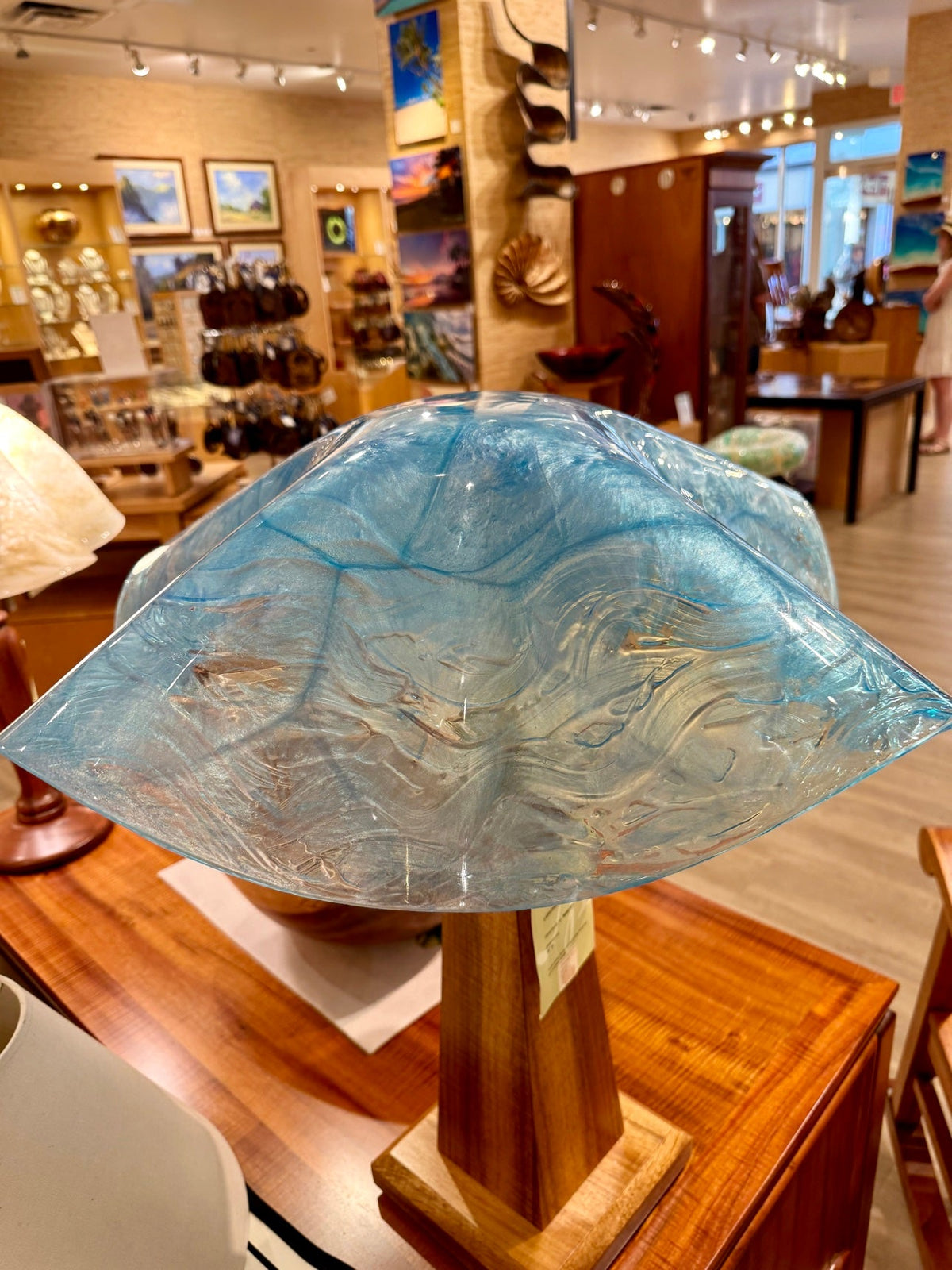 Sculptural Polymer Lamp Shade