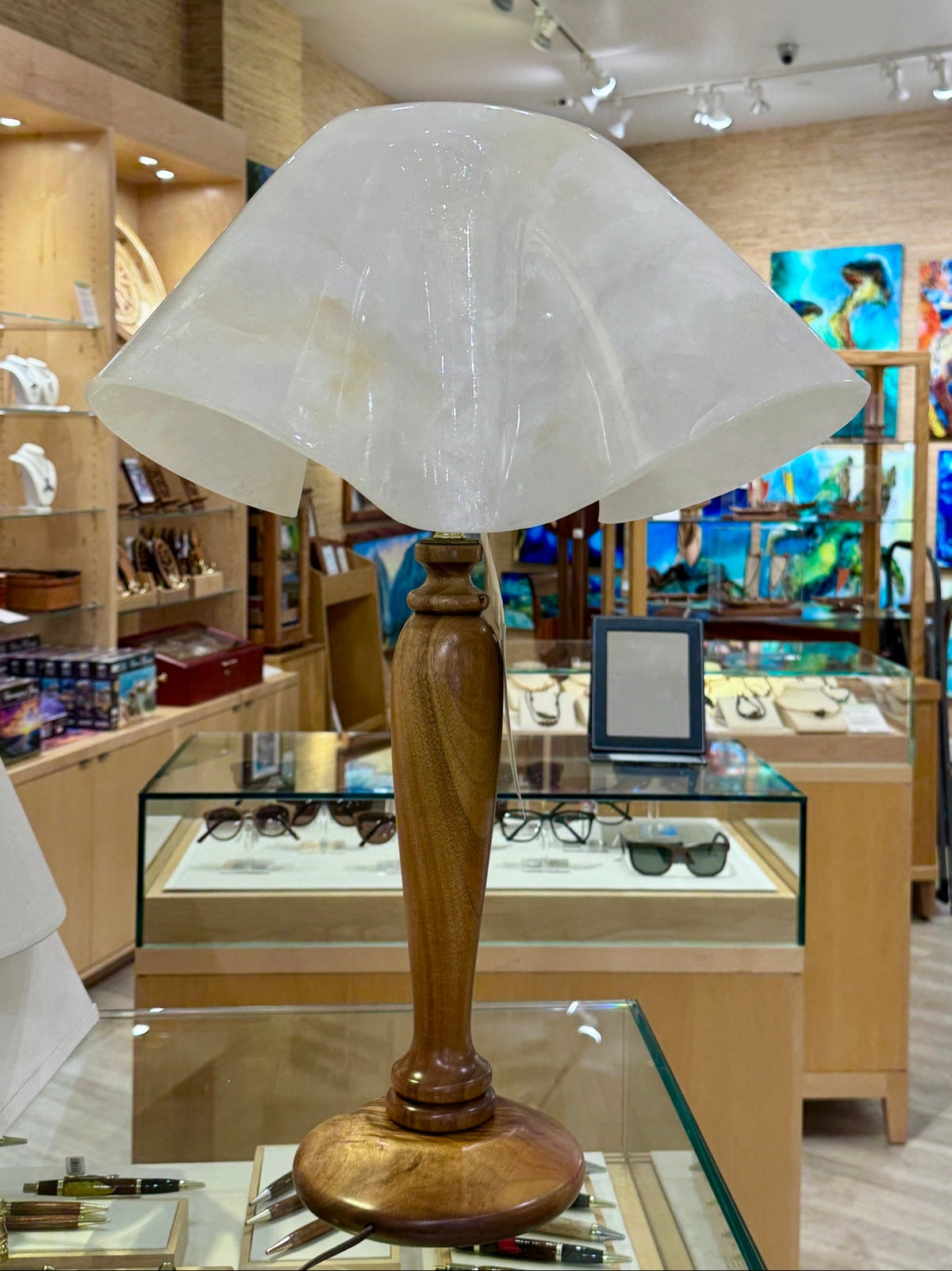 Sculptural Polymer Lamp Shade